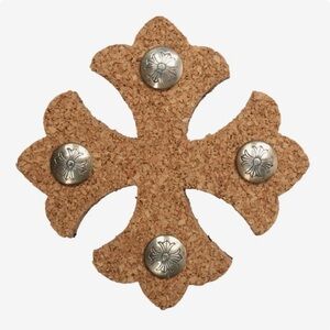 Chrome Hearts 2021 VIP Holiday Gift Cross Cork Pin Board / Drink Coaster